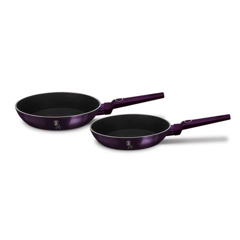 ZESTAW PATELNI TYTANOWYCH 22/26cm BERLINGER HAUS PURPLE ECLIPSE BH-6789 ZESTAW PATELNI TYTANOWYCH 22/26cm BERLINGER HAUS PURPLE ECLIPSE BH-6789