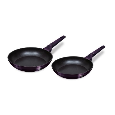 ZESTAW PATELNI TYTANOWYCH 22/26cm BERLINGER HAUS PURPLE ECLIPSE BH-6789 ZESTAW PATELNI TYTANOWYCH 22/26cm BERLINGER HAUS PURPLE ECLIPSE BH-6789