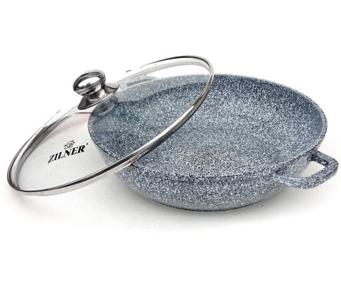 GARNEK MARMUROWY WOK 3.3L 28CM ZILNER ZL-7069 GARNEK MARMUROWY WOK 3.3L 28CM ZILNER ZL-7069