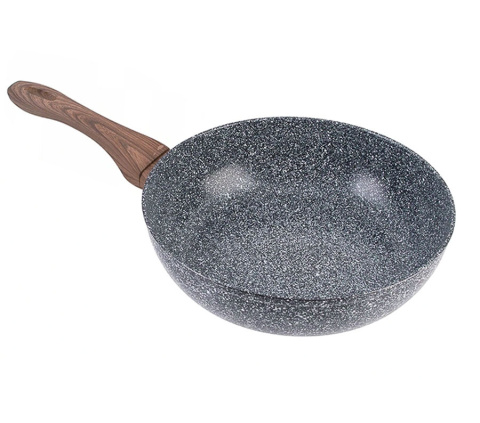 PATELNIA / WOK 24CM KiNGHOFF GRANIT WOOD KH-1170 / 1583 PATELNIA / WOK 24CM KiNGHOFF GRANIT WOOD KH-1170 / 1583