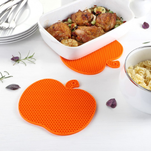 SILIKONOWA PODSTAWKA POD GARNEK TIROSS [TS-375] JABŁKO