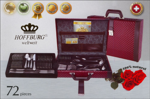 SZTUĆCE HOFFBURG LEGEND MIRROR CHERRY 72 ELE HB-8710 SZTUĆCE HOFFBURG LEGEND MIRROR CHERRY 72 ELE HB-8710