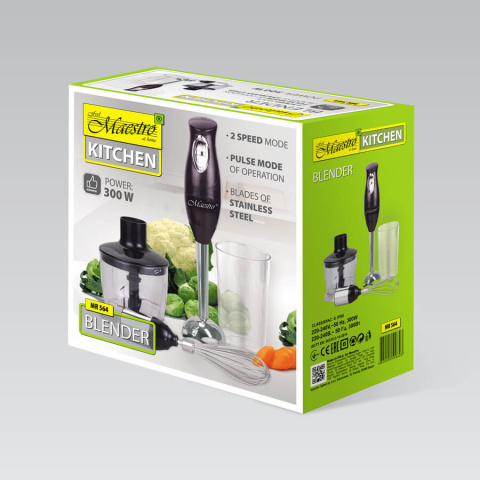 BLENDER WIELOFUNKCYJNY + KRUSZARKA DO LODU MAESTRO MR-564 BLENDER WIELOFUNKCYJNY + KRUSZARKA DO LODU MAESTRO MR-564