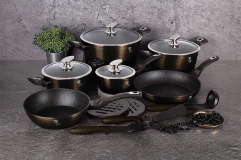 GARNKI BERLINGER HAUS 18 ELE METALLIC SHINY BLACK BH-6614 GARNKI BERLINGER HAUS 18 ELE METALLIC SHINY BLACK BH-6614