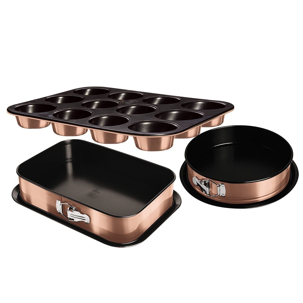 ZESTAW 3 FORM DO PIECZENIA BERLINGER HAUS Rose Gold BH-7636 ZESTAW 3 FORM DO PIECZENIA BERLINGER HAUS Rose Gold BH-7636
