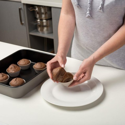FOREMKI SILIKONOWE NA MUFFINKI 12 SZTUK 5CM BRUNBESTE BB-2975 FOREMKI SILIKONOWE NA MUFFINKI 12 SZTUK 5CM BRUNBESTE BB-2975