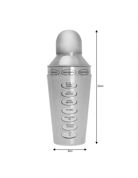 SHAKER DO KOKTAJLI 600ml Z OBRACANYMI PRZEPISAMI KiNGHOFF KH-1393 SHAKER DO KOKTAJLI 600ml Z OBRACANYMI PRZEPISAMI KiNGHOFF KH-1393