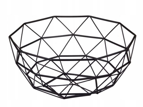STALOWY KOSZYK NA OWOCE 28.5x12.5cm CZARNY BRUNBESTE BB-1708 STALOWY KOSZYK NA OWOCE 28.5x12.5cm CZARNY BRUNBESTE BB-1708