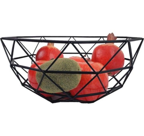 STALOWY KOSZYK NA OWOCE 28.5x12.5cm CZARNY BRUNBESTE BB-1708 STALOWY KOSZYK NA OWOCE 28.5x12.5cm CZARNY BRUNBESTE BB-1708
