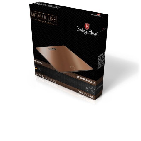 WAGA ŁAZIENKOWA BERLINGER HAUS ROSE GOLD BH-9034 WAGA ŁAZIENKOWA BERLINGER HAUS ROSE GOLD BH-9034