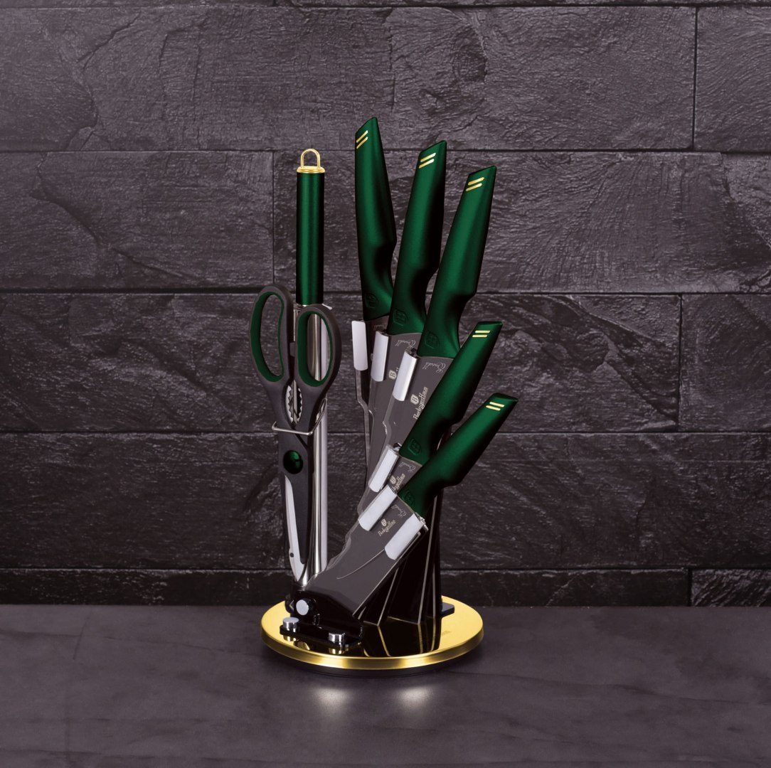 ZESTAW NOŻY 8 ELE. BERLINGER HAUS BLACK EMERALD BH-2690 ZESTAW NOŻY 8 ELE. BERLINGER HAUS BLACK EMERALD BH-2690