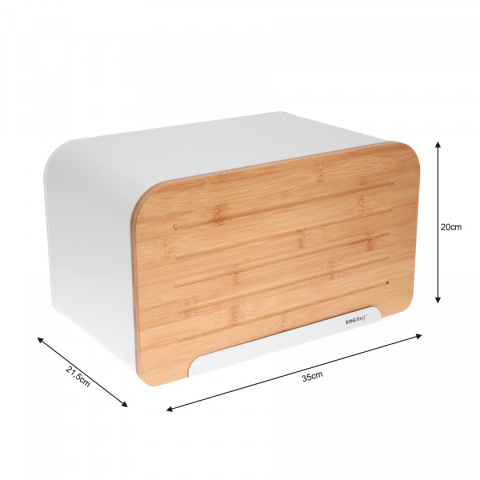 CHLEBAK STALOWY Z DESKĄ KiNGHOFF KH-1072 CHLEBAK STALOWY Z DESKĄ KiNGHOFF KH-1072