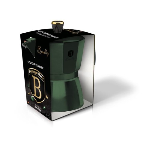 KAWIARKA / ZAPARZACZ DO KAWY 3 FILIŻANEK 150ml BERLINGER HAUS EMERALD BH-6385 KAWIARKA / ZAPARZACZ DO KAWY 3 FILIŻANEK 150ml BERLINGER HAUS EMERALD BH-6385