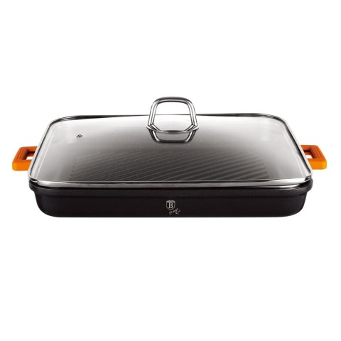 KWADRATOWA PATELNIA GRILLOWA 34x34cm BERLINGER HAUS GRANIT DIAMOND BH-1441 KWADRATOWA PATELNIA GRILLOWA 34x34cm BERLINGER HAUS GRANIT DIAMOND BH-1441