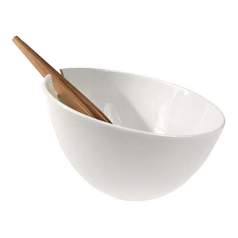 PORCELANOWA MISA 23CM DO SAŁATY Z ŁYŻKAMI KASSEL no.93558 PORCELANOWA MISA 23CM DO SAŁATY Z ŁYŻKAMI KASSEL no.93558