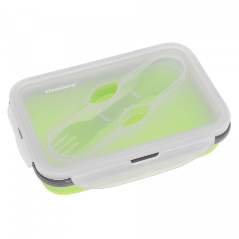 POJEMNIK LUNCHBOX SILIKONOWY 400ml 1-KOMOROWY KLAUSBERG KB-7021 POJEMNIK LUNCHBOX SILIKONOWY 400ml 1-KOMOROWY KLAUSBERG KB-7021