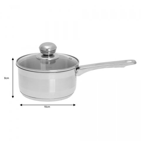 RONDEL STAL NERDZ. Z POKRYWKĄ 16cm KiNGHOFF KH-4323 RONDEL STAL NERDZ. Z POKRYWKĄ 16cm KiNGHOFF KH-4323