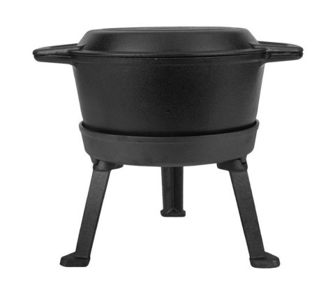 KOCIOŁEK ŻELIWNY MYŚLIWSKI 5L Z PATELNIĄ GRILL EMALIOWANY ZILNER ZL-5511 KOCIOŁEK ŻELIWNY MYŚLIWSKI 5L Z PATELNIĄ GRILL EMALIOWANY ZILNER ZL-5511