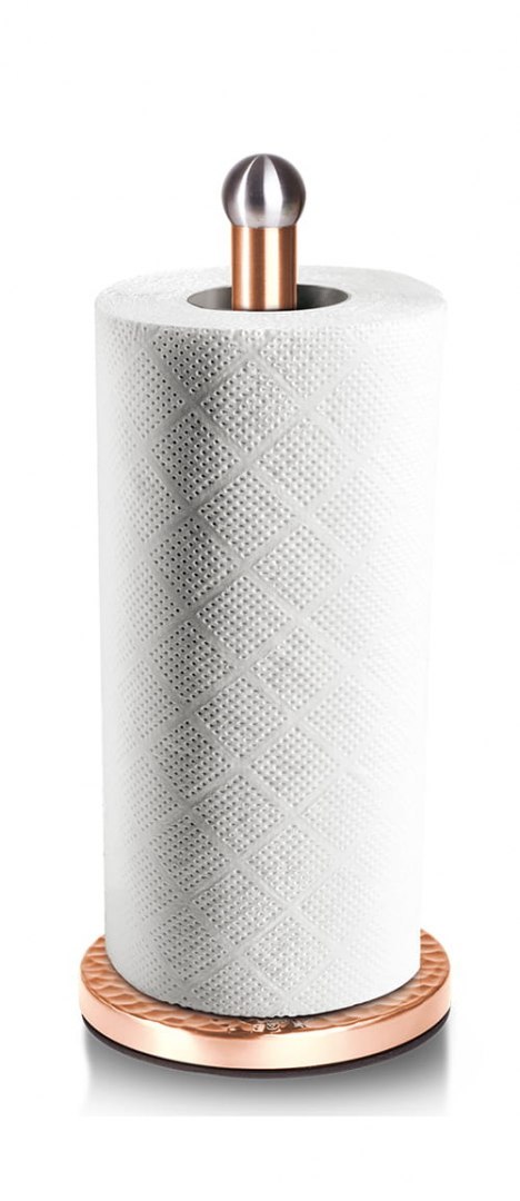 STOJAK NA RĘCZNIK PAPIEROWY BERLINGER HAUS ROSE GOLD METALLIC LINE BH-6725