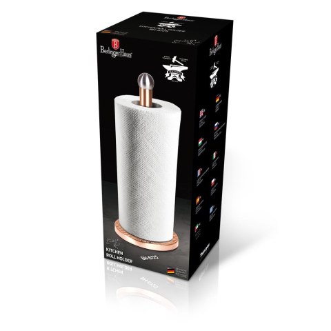 STOJAK NA RĘCZNIK PAPIEROWY BERLINGER HAUS ROSE GOLD METALLIC LINE BH-6725