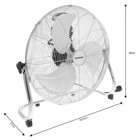 WENTYLATOR CYLKULATOR PODŁOGOWY 45CM 100W KLAUSBERG KB-7471 WENTYLATOR CYLKULATOR PODŁOGOWY 45CM 100W KLAUSBERG KB-7471