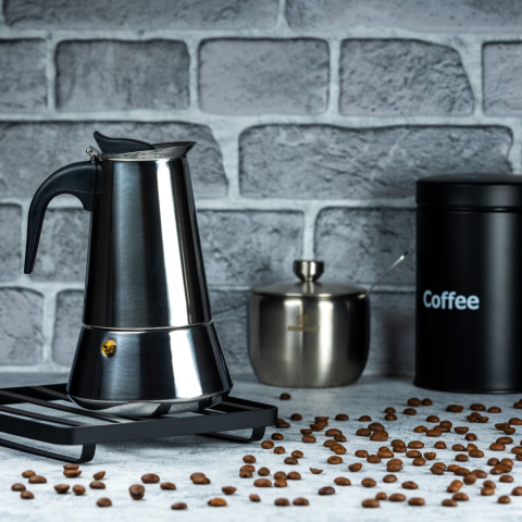 KAWIARKA ESPRESSO KiNGHOFF 300ml (6 FILIŻANEK) KH-1045 KAWIARKA ESPRESSO KiNGHOFF 300ml (6 FILIŻANEK) KH-1045