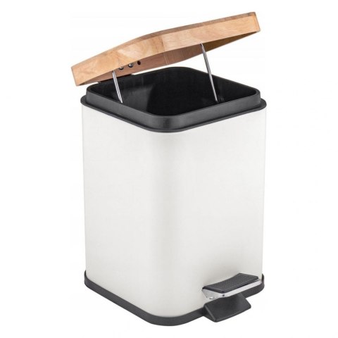 KOSZ NA ŚMIECI 16x16CM 3L BIAŁY BRUNBESTE BB-1132 KOSZ NA ŚMIECI 16x16CM 3L BIAŁY BRUNBESTE BB-1132