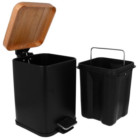 KOSZ NA ŚMIECI 16x16CM 3L CZARNY BRUNBESTE BB-1131 KOSZ NA ŚMIECI 16x16CM 3L CZARNY BRUNBESTE BB-1131