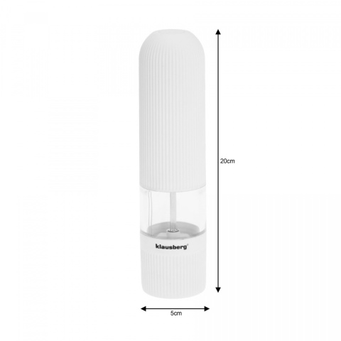 MŁYNEK ELEKTRYCZNY DO SOLI LUB PIEPRZU LED KLAUSBERG KB-7435 MŁYNEK ELEKTRYCZNY DO SOLI LUB PIEPRZU LED KLAUSBERG KB-7435