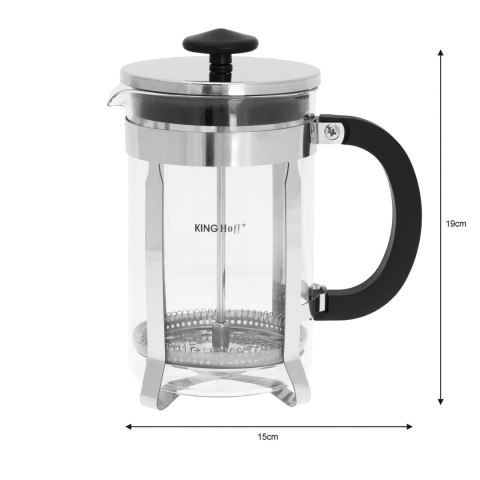 ZAPARZACZ DO HERBATY FRENCH PRESS 800ML KINGHOFF KH-4838 ZAPARZACZ DO HERBATY FRENCH PRESS 800ML KINGHOFF KH-4838