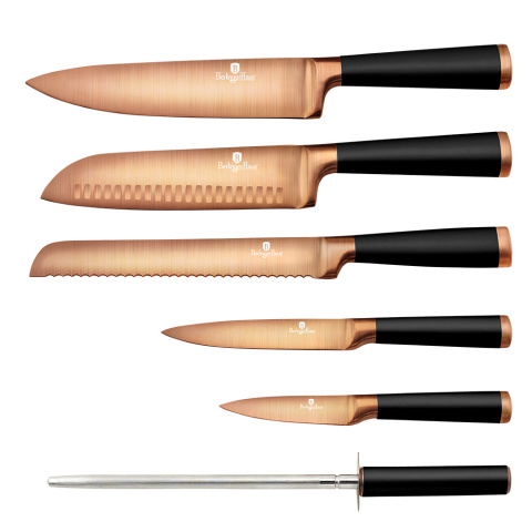 ZESTAW NOŻY W BLOKU 7 EL. BERLINGER HAUS BLACK ROSE BH-2479 ZESTAW NOŻY W BLOKU 7 EL. BERLINGER HAUS BLACK ROSE BH-2479