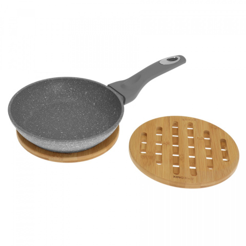 ZESTAW OKRĄGŁYCH PODSTAWEK Z BAMBUSA Ø17,5cm KiNGHOFF KH-1215 ZESTAW OKRĄGŁYCH PODSTAWEK Z BAMBUSA Ø17,5cm KiNGHOFF KH-1215