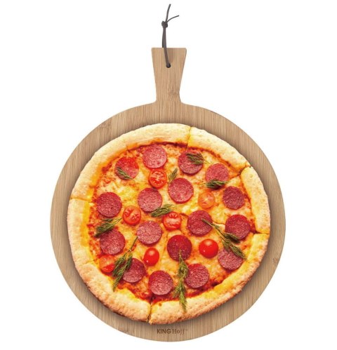 DESKA DO SERWOWANIA PIZZY 35cm BAMBUS KINGHOFF KH-1674 DESKA DO SERWOWANIA PIZZY 35cm BAMBUS KINGHOFF KH-1674