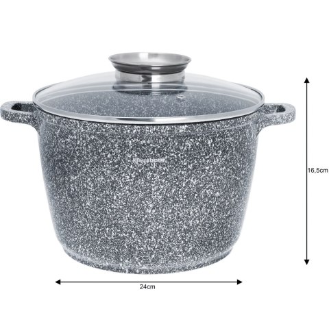 GARNEK Z POW. MARMUROWĄ 6.2L 24cm KLAUSBERG KB-7525 GARNEK Z POW. MARMUROWĄ 6.2L 24cm KLAUSBERG KB-7525
