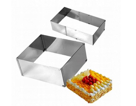 REGULOWANA FORMA DO CIASTA 15-27 x 8cm TORTOWNICA BRUNBESTE BB-3141 REGULOWANA FORMA DO CIASTA 15-27 x 8cm TORTOWNICA BRUNBESTE BB-3141