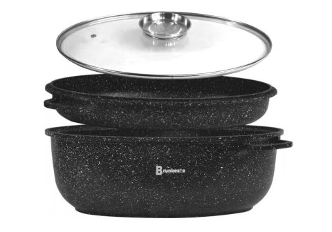 BRYTFANNA Z POWŁOKĄ MARMUROWĄ 8.0L 38cm 3 EL. BRUNBESTE BB-3757 BRYTFANNA Z POWŁOKĄ MARMUROWĄ 8.0L 38cm 3 EL. BRUNBESTE BB-3757