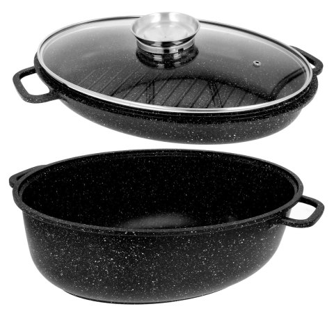 BRYTFANNA Z POWŁOKĄ MARMUROWĄ 8.0L 38cm 3 EL. BRUNBESTE BB-3757 BRYTFANNA Z POWŁOKĄ MARMUROWĄ 8.0L 38cm 3 EL. BRUNBESTE BB-3757
