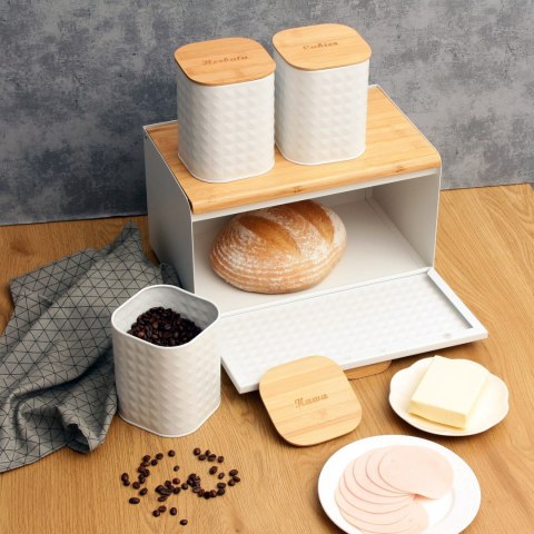 CHLEBAK W ZESTAWIE Z 3 POJEMNIKAMI BRUNBESTE BB-2703 CHLEBAK W ZESTAWIE Z 3 POJEMNIKAMI BRUNBESTE BB-2703