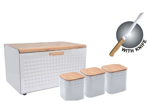 CHLEBAK W ZESTAWIE Z 3 POJEMNIKAMI BRUNBESTE BB-2703 CHLEBAK W ZESTAWIE Z 3 POJEMNIKAMI BRUNBESTE BB-2703