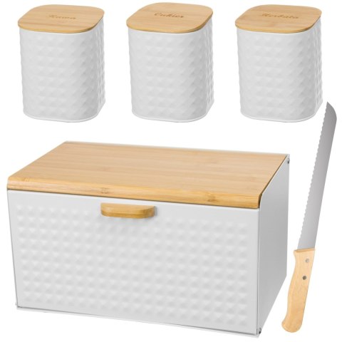 CHLEBAK W ZESTAWIE Z 3 POJEMNIKAMI BRUNBESTE BB-2703 CHLEBAK W ZESTAWIE Z 3 POJEMNIKAMI BRUNBESTE BB-2703