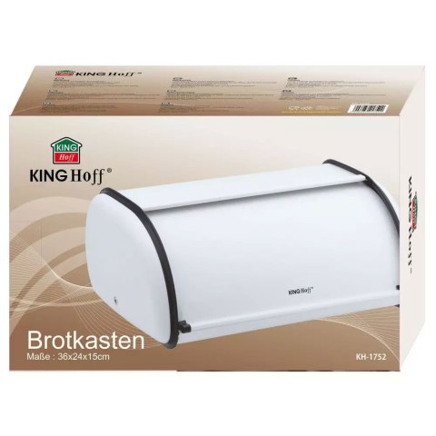 CHLEBAK STALOWY MAŁY 36CM KINGHOFF KH-1752 BIAŁY CHLEBAK STALOWY MAŁY 36CM KINGHOFF KH-1752 BIAŁY