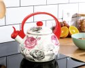 CZAJNIK EMALIOWANY 2.2L ZILNER ROSE II ZL-4012-R2