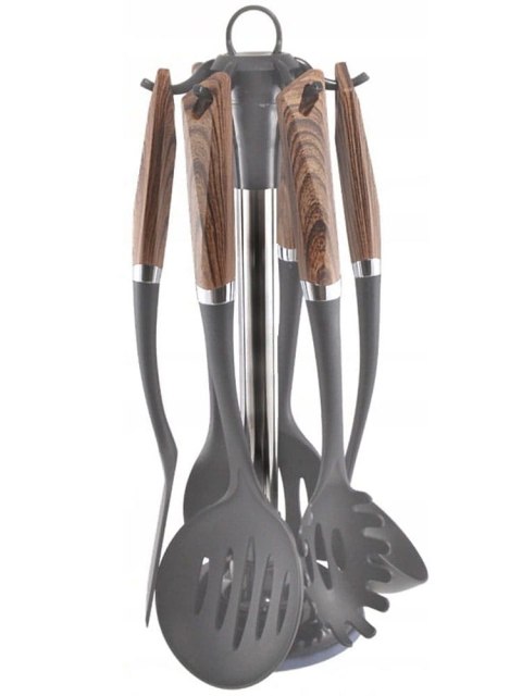ZESTAW PRZYBORÓW KUCHENNYCH 7 EL. NYLON ZILNER ZL-5130-BR ZESTAW PRZYBORÓW KUCHENNYCH 7 EL. NYLON ZILNER ZL-5130-BR