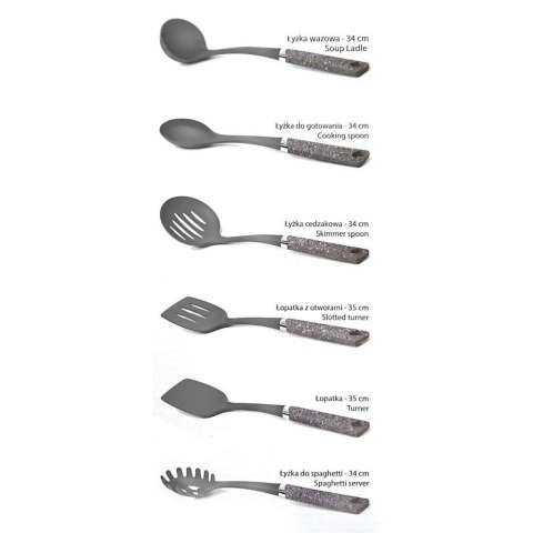 ZESTAW PRZYBORÓW KUCHENNYCH 7 EL. NYLON ZILNER ZL-5130-GU ZESTAW PRZYBORÓW KUCHENNYCH 7 EL. NYLON ZILNER ZL-5130-GU