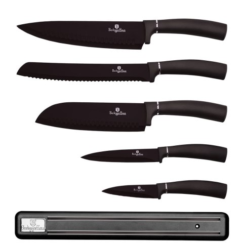 ZESTAW NOŻY Z LISTWĄ MAGNETYCZNĄ 6-ELE BERLINGER HAUS CARBON PRO BH-2682 ZESTAW NOŻY Z LISTWĄ MAGNETYCZNĄ 6-ELE BERLINGER HAUS CARBON PRO BH-2682
