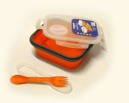 POJEMNIK LUNCHBOX SILIKONOWY 1-KOMOROWY TIROSS TS-1411