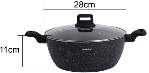 GARNEK Z POWŁOKĄ MARMUROWĄ 28CM 5.7L KLAUSBERG KB-7672 GARNEK Z POWŁOKĄ MARMUROWĄ 28CM 5.7L KLAUSBERG KB-7672