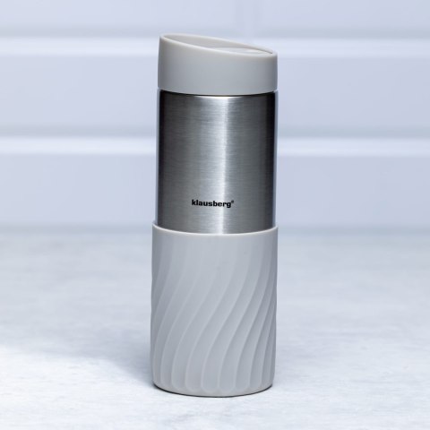 KUBEK TERMICZNY 400ML STAL NIERDZEWNA 18/8 KLAUSBERG BEŻOWY KB-7636 KUBEK TERMICZNY 400ML STAL NIERDZEWNA 18/8 KLAUSBERG BEŻOWY KB-7636