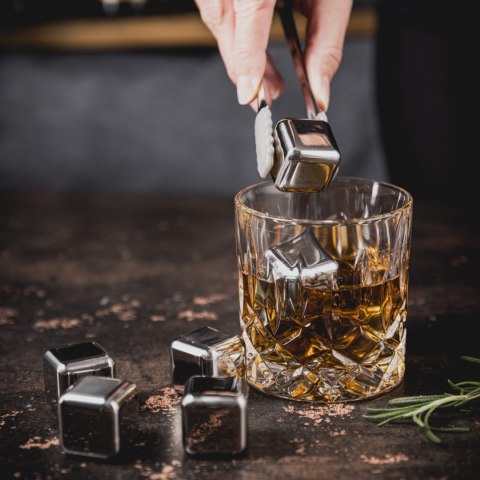 METALOWE KOSTKI DO SCHŁADANIA DRINKÓW + SZCZYPCE ZESTAW 10-ELE KLAUSBERG KB-7651 METALOWE KOSTKI DO SCHŁADANIA DRINKÓW + SZCZYPCE ZESTAW 10-ELE KLAUSBERG KB-7651