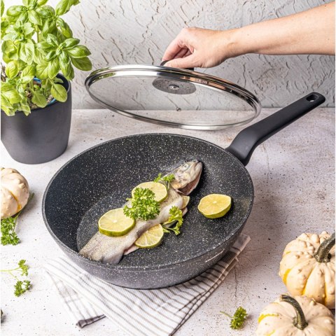 PATELNIA GŁĘBOKA Z POWŁOKĄ MARMUROWĄ 28CM KLAUSBERG KB-7667 PATELNIA GŁĘBOKA Z POWŁOKĄ MARMUROWĄ 28CM KLAUSBERG KB-7667